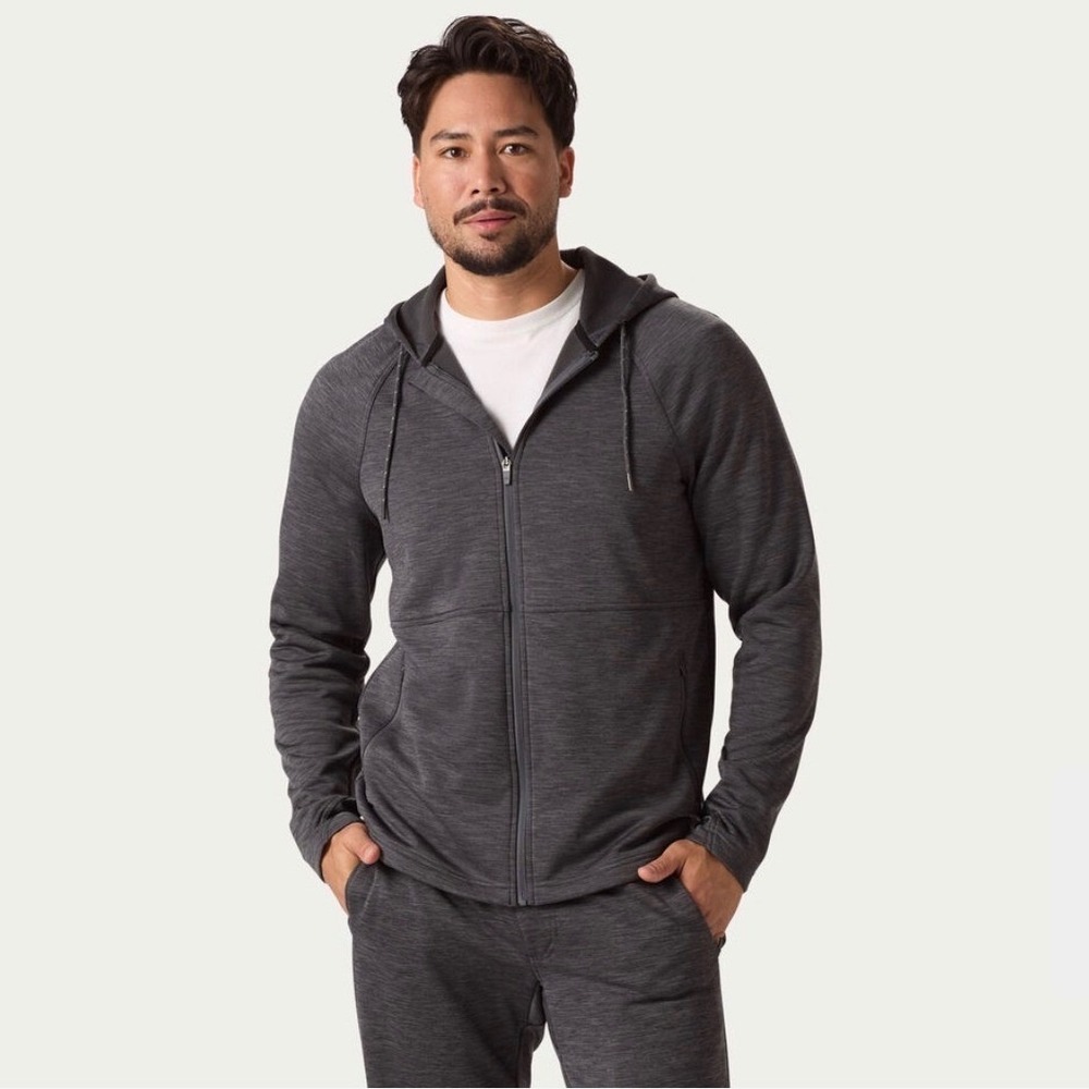 Duluth Trading Co Snagstop Full Zip Hoodie 3XL Gray Coal Heather Standard Fit